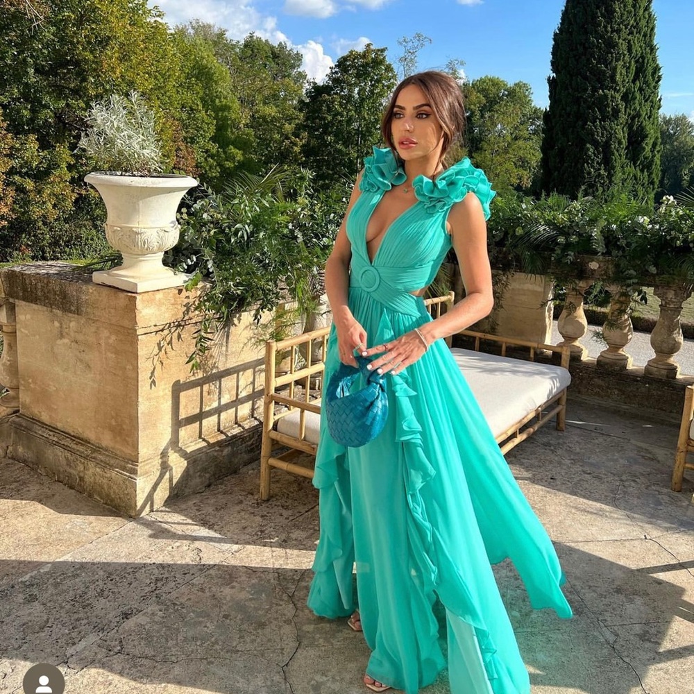PatBO chiffon Gown Dress